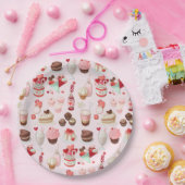 スウィートトリート紙プレート ペーパープレート (パーティー)