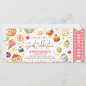 スウィートトリート誕生日ジョインワンチケット 招待状 (正面)