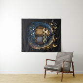 スウィートドリームキュートデザインフクロウ タペストリー (インサイチュ(横))