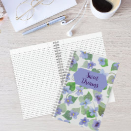 スウィートドリームスバイオレットジャーナル ノートブック