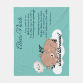 スウィートドリームスベビーベア フリースブランケット (正面)