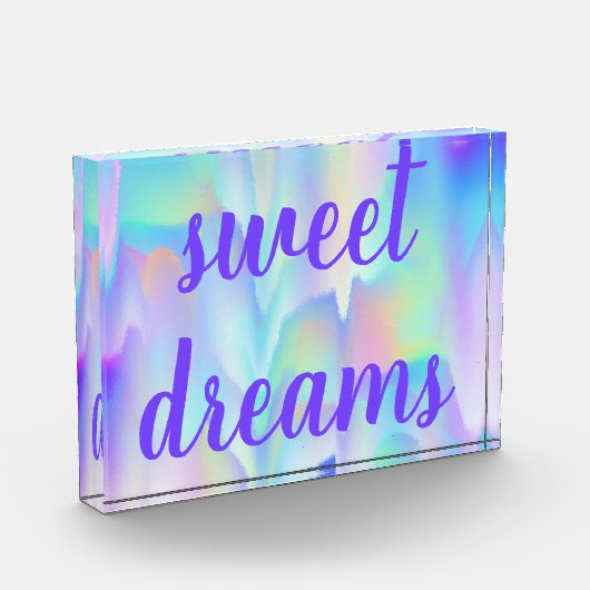 スウィートドリームス抽象芸術ノーザンライト フォトブロック (左)