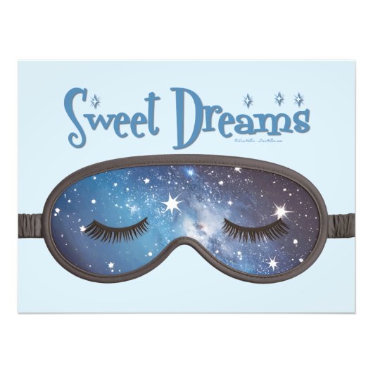 スウィートドリームス顔マスク フォトプリント (正面)