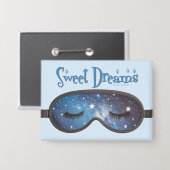 スウィートドリームス顔マスク 缶バッジ (正面/裏面)