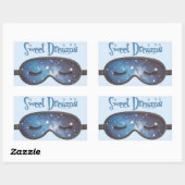 スウィートドリームス顔マスク 長方形シール (シート)