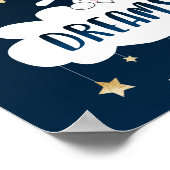 スウィートドリームス バニー ブルー カスタム ポスター (角)