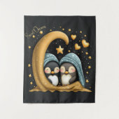スウィートドリームズキュートデザインペンギン タペストリー (正面)