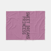 スウィートドリームズプリンセス フリースブランケット (正面(横))