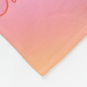 『スウィートドリームズリトル・バレリーナ』 フリースブランケット (角)