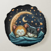 スウィートドリームズ キュート デザイン キッテン ラウンドクッション (裏面)