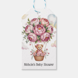 スウィートドリームベビーガールシャワーありがとう ギフトタグ