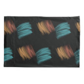 スウィートドリームレインボーブラッシュストロークピラロケース 枕カバー (裏面)