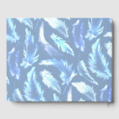 スウィートドリーム - ライトブルーの水彩の羽根 : ゲストブック (裏面)