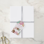 スウィートドーナツバースデー | カラフルキッズパーティー - ギフトタグ (より糸付き)