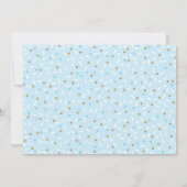 スウィートドーナツボーイ誕生日写真サンキューカード 招待状 (裏面)