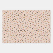 スウィートドーナツ振りかけ包装紙シート ラッピングペーパーシート (正面3)