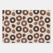 スウィートドーナツ振りかけ包装紙シート ラッピングペーパーシート (正面)