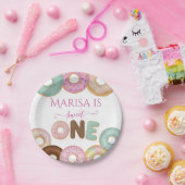 スウィートドーナツ誕生日 | キッカラフルトパーティー- ペーパープレート (パーティー)