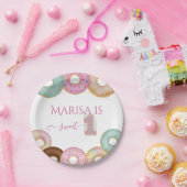 スウィートドーナツ誕生日 | キッカラフルトパーティー- ペーパープレート (パーティー)