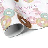 スウィートドーナツ誕生日 | キッカラフルトパーティー- ラッピングペーパー (ロールコーナー)