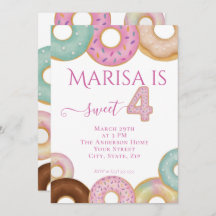 スウィートドーナツ誕生日 | キッカラフルトパーティー-