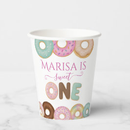 スウィートドーナツ誕生日 | キッカラフルトパーティー- 紙コップ