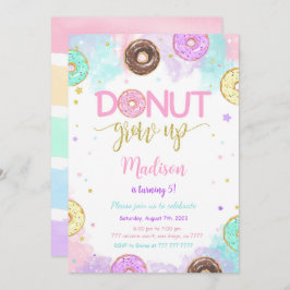 スウィートドーナツ誕生日 招待状
