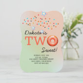 スウィートドーナツ誕生日 招待状 (スタンド正面)