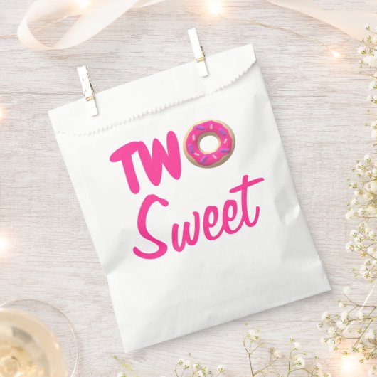 スウィートドーナツ2回目の誕生日 フェイバーバッグ (クリップ留めされた状態)