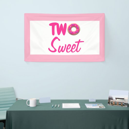 スウィートドーナツ2回目の誕生日 横断幕 (トレードショー)