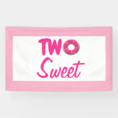 スウィートドーナツ2回目の誕生日 横断幕 (横)