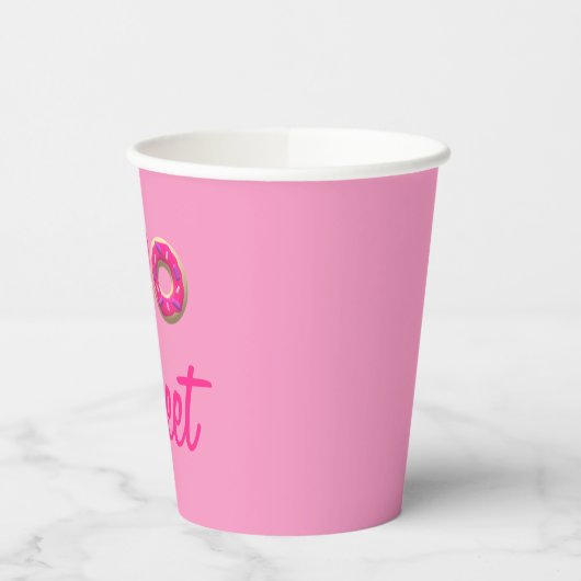 スウィートドーナツ2回目の誕生日 紙コップ (左)