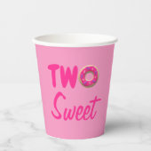 スウィートドーナツ2回目の誕生日 紙コップ (正面)