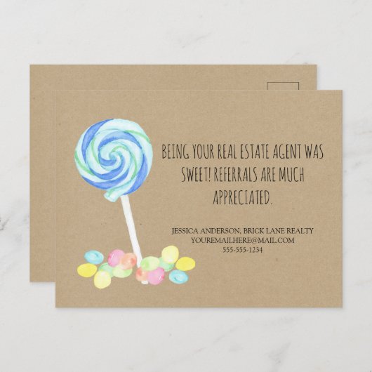 スウィートド実在ロテート紹介農業 ポストカード (正面/裏面)