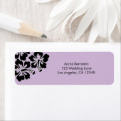 スウィートハイビスカス結婚差出人住所ラベル ラベル (インサイチュ)