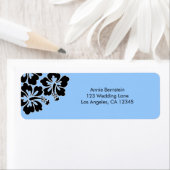 スウィートハイビスカス結婚差出人住所ラベル ラベル (インサイチュ)