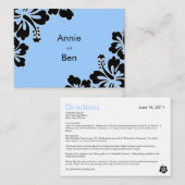 スウィートハイビ結婚スカスの指示カード エンクロージャーカード (正面/裏面)