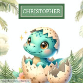 スウィートハッチングイーンベビー恐竜ベビーピローギフト クッション