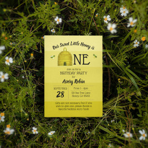 スウィートハニーズワンファースト誕生日 招待状