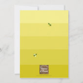 スウィートハニーズワンファースト誕生日 招待状 (裏面)