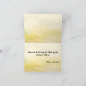 スウィートハニー フラワー ファーストビー ワンバースデー サンキューカード (内部)