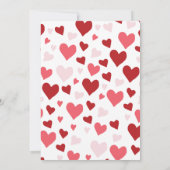 スウィートハートスタイリッシュベビーシャワー招待状 招待状 (裏面)