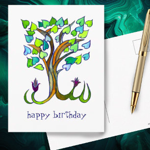 スウィートハートツリー HAPPY BIRTHDAY オーダーメイド ポストカード