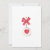 スウィートハートバレンタインバースデーパーティー 招待状 (裏面)