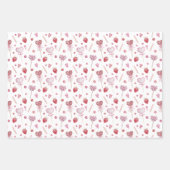 スウィートハートバレンタイン ラッピングペーパーシート (正面3)