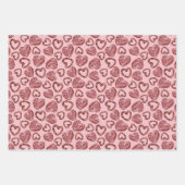 スウィートハートバレンタイン ラッピングペーパーシート (正面2)