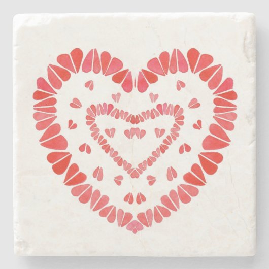 スウィートハートマーブルストーンコースター ストーンコースター (正面)