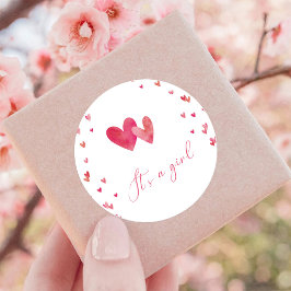 スウィートハート女の子だ ラウンドシール