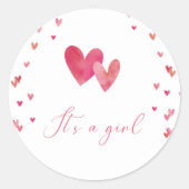 スウィートハート女の子だ ラウンドシール (正面)