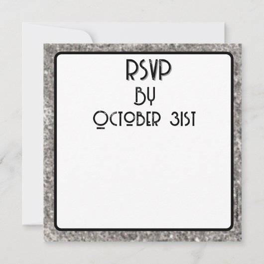 スウィートハート・ホワイト・シルバーダンサー: #1 招待状 (裏面)